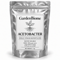 GardenBiome acetobacter 1 kg silver pouch, 500 g per acre, covers 2 acres, ₹375 per acre at MSP