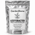 GardenBiome azotobacter 1 kg silver pouch, 500 g per acre, covers 2 acres, ₹375 per acre at MSP